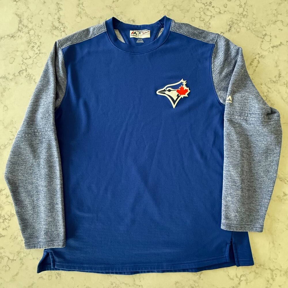 Majestic Toronto Blue Jays ThermaBase Warmup Jersey long-sleeve - Mens XL